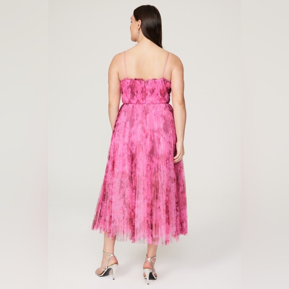 ML Monique Lhuillier Tulle Pink Dress - Picture 5 of 15